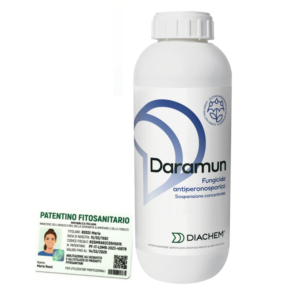 dentamet Daramun fungicida 1 lt per la lotta contro la peronospora patata pomodoro vite cyazofamid 9,5% - immagine 1