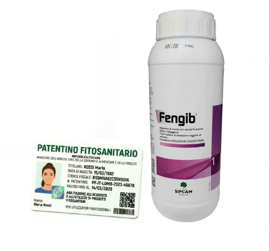 fengib fitoregolatore di crescita Fengib fitoregolatore regolatore di crescita stimola fioritura e allegagione agrumi frutta 1 lt - immagine 1