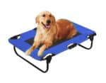 Cuccia lettino per cani gatti cane piccola media taglia brandina pieghevole animali cm 78x52x17 h  BLU 367ds