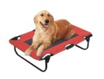 Cuccia lettino per cani gatti cane piccola media taglia brandina pieghevole animali rosso cm 78x52x17 h  367ds