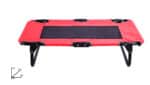 Cuccia lettino per cani gatti cane piccola media taglia brandina pieghevole animali rosso cm 78x52x17 h  367ds - immagine 4