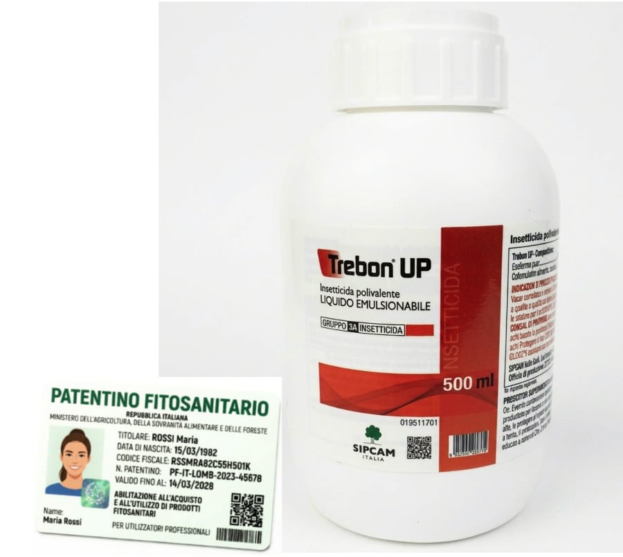 trebon up Trebon up insetticida polivalente etofenprox 30% agisce per contatto e ingestione varie colture 500 ml - immagine 1