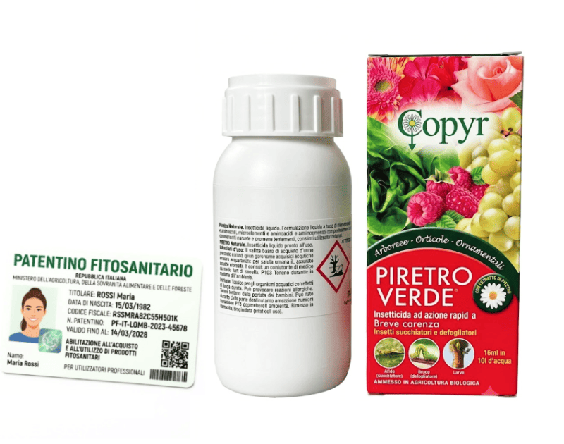 piretro verde Copyr PIRETRO VERDE 200 ml insetticida BIO Piretro Naturale agricoltura Bio 765c - immagine 1