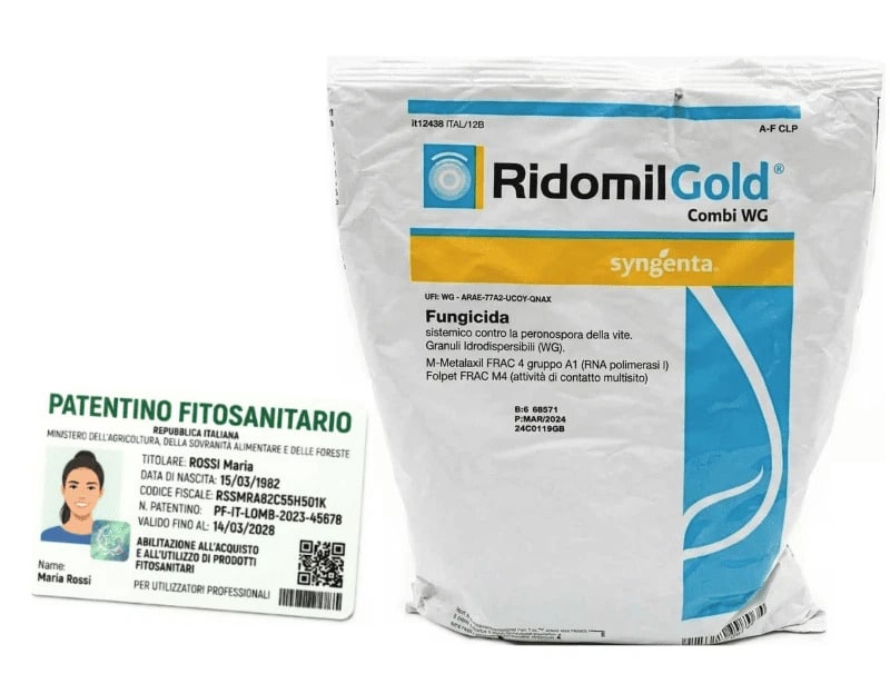 ridomil gold 1 Ridomil Combi Gold WG antiperonosporico sistemico peronospora per la vite Kg 1 - immagine 1