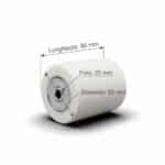 Ruota rullo con cuscinetti Ø 82 x 90 mm FORO 20 mm ruote rulli transpallet 437av - immagine 4