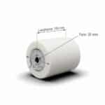Ruota rullo con cuscinetti Ø 82x100 mm FORO 20 mm ruote rulli transpallet 475av - immagine 4
