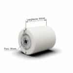Ruota rullo con cuscinetti Ø 82x60 mm FORO 20 mm ruote rulli transpallet 089av - immagine 4