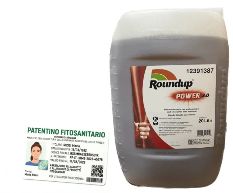 ROUNDUP POWER 2.0 20 LT(1) Roundup Power 2.0 erbicida diserbante al glifosate 28% post emergenza 20 lt - immagine 1