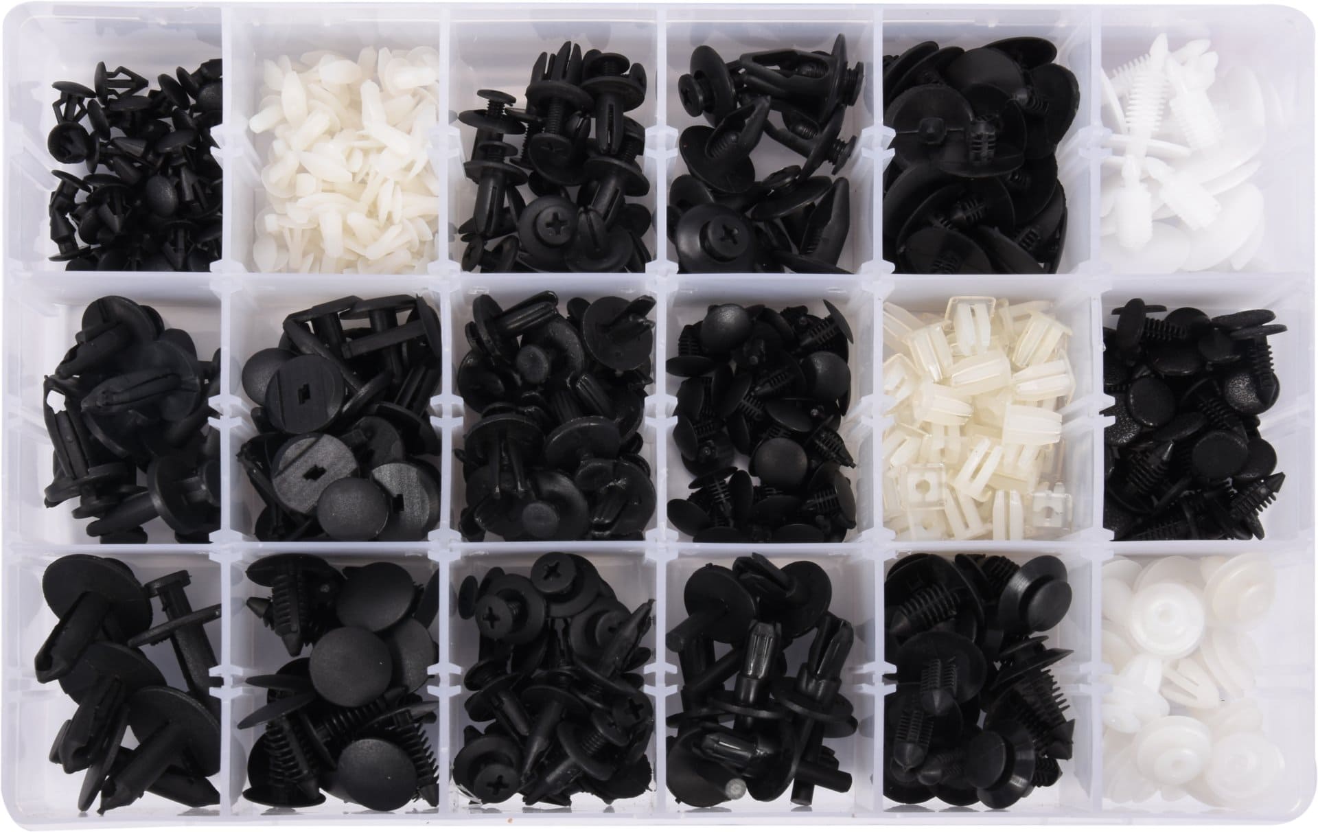 clip paraurti carrozziere ford Clip fermi carrozzeria paraurti pannelli rivetti plastica carrozziere 415 pz ford 240to - immagine 1