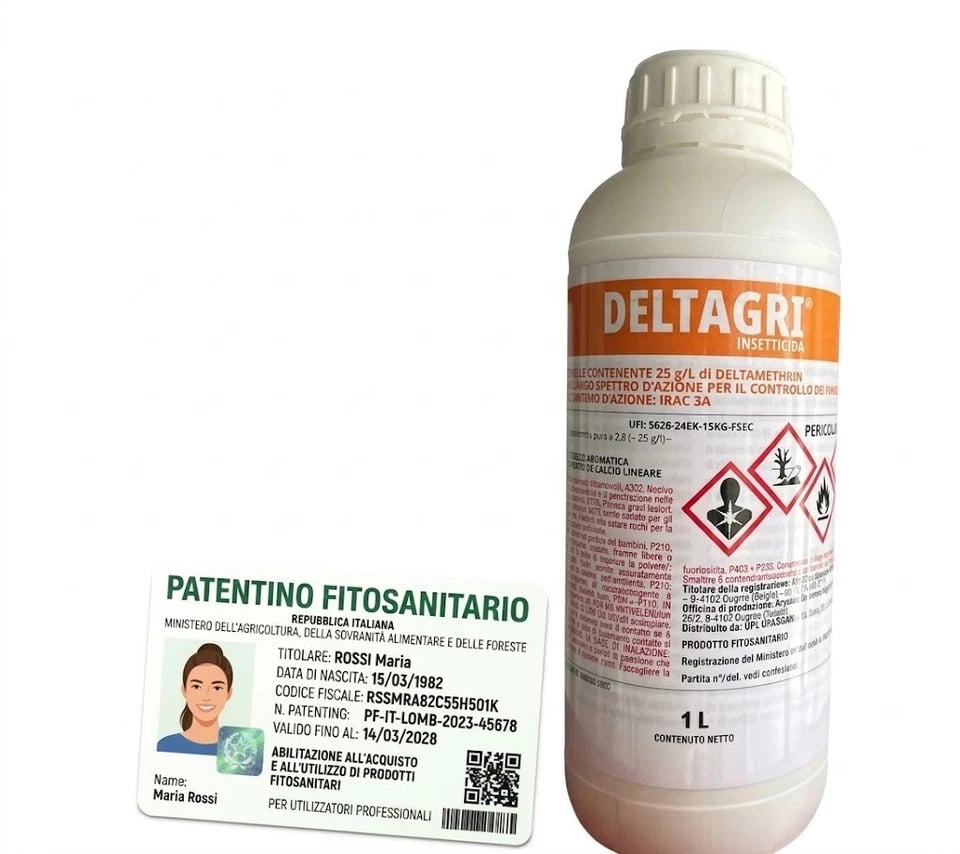 deltagri 1 Deltagri Deltametrina 2,80% insetticida agisce per contatto e ingestione 1 lt - immagine 1