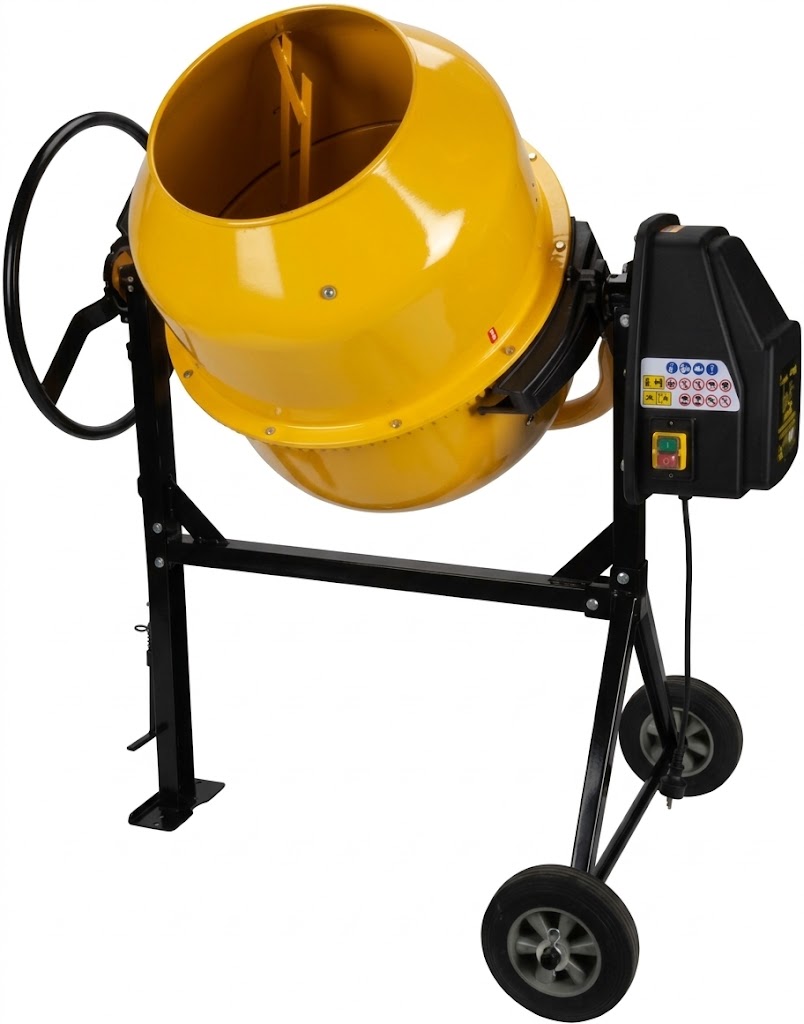 bet Betoniera 180L 650w impastatrice elettrica miscelatore cemento 2 ruote 778ev - immagine 1