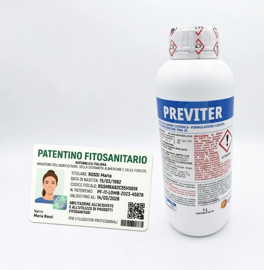 previter lt 1 PREVITER fungicida sistemico Propamocarb 66,7% (similare Previcur) Lt 1 - immagine 1