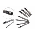 Punzoni fustelle fustella per cuoio pelle cinte cinta 9 pz metriche punzone 2,5 20 mm  595sa