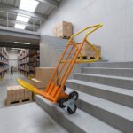 Carrello portapacchi portasacchi porta pacchi trasporto saliscale sali scale portata 250 kg 3 ruote 134ve - immagine 2