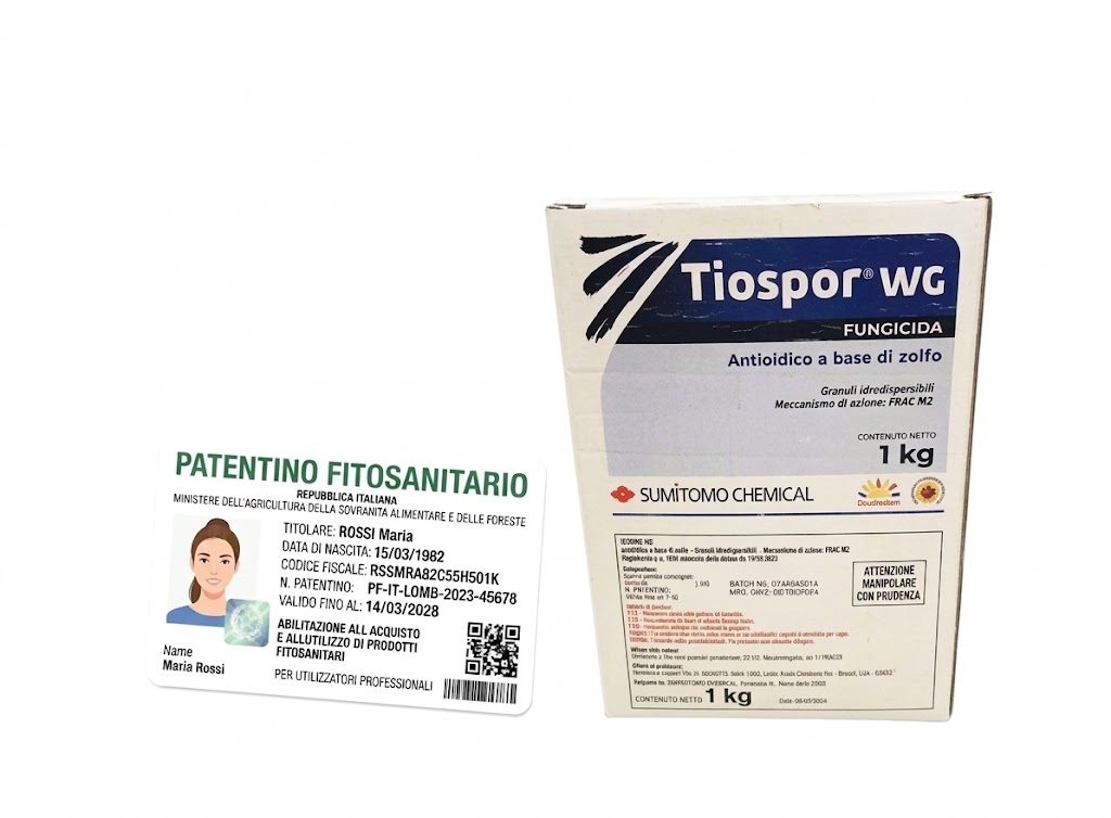 tiospor Tiospor WG fungicida antioidico oidio zolfo 80% granuli idrospersibili kg 1 - immagine 1
