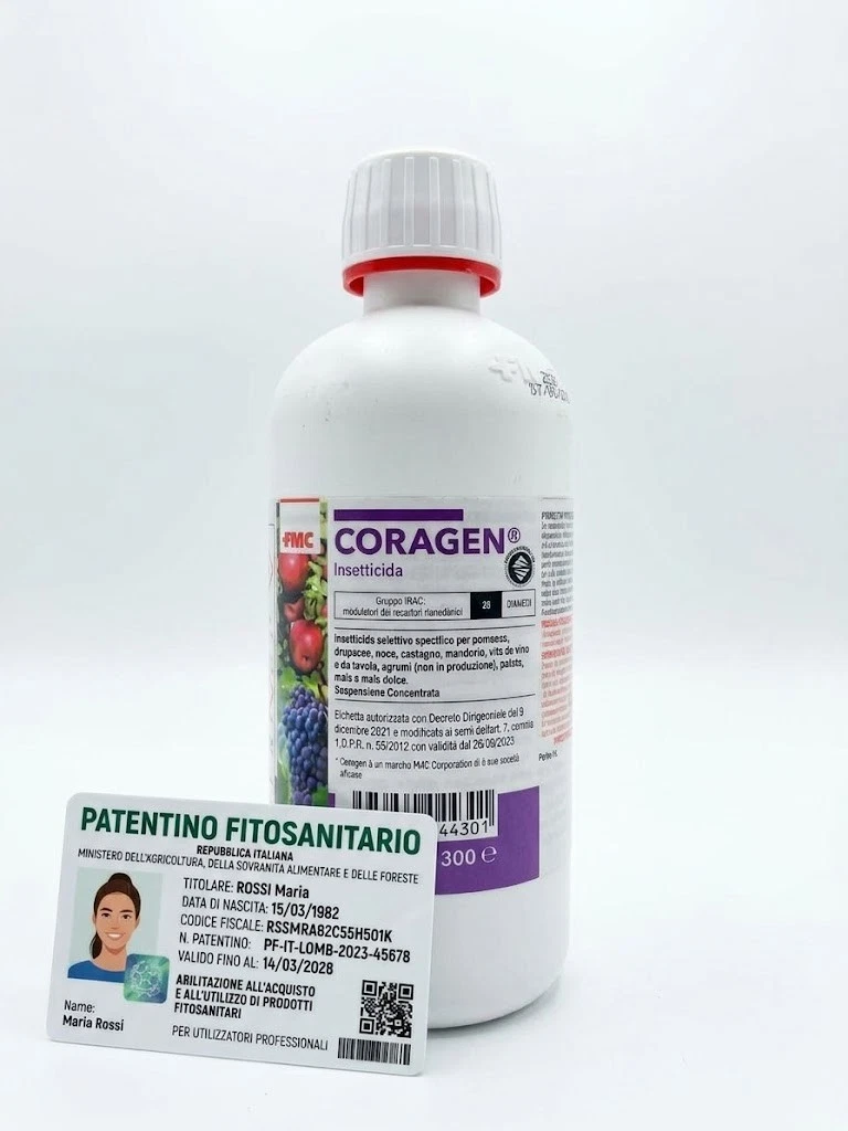 CORAGEN 1 Coragen 20 SC Insetticida controllo lepidotteri di Pomace Drupace Vite 300 ml - immagine 1